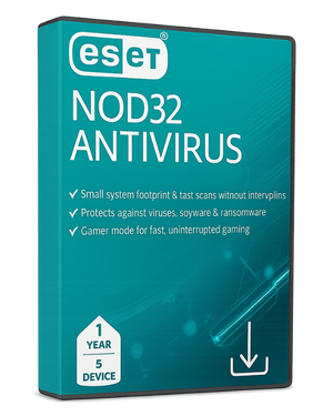 ESET NOD32 Antivirus (1Y / 5PC)