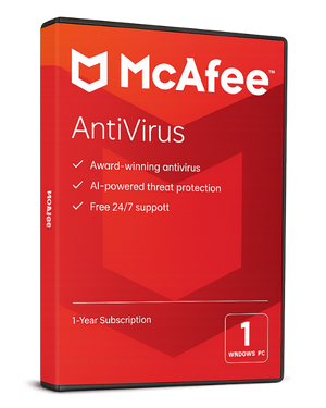 McAfee Antivirus Protection 2024 (1Y / 1PC)